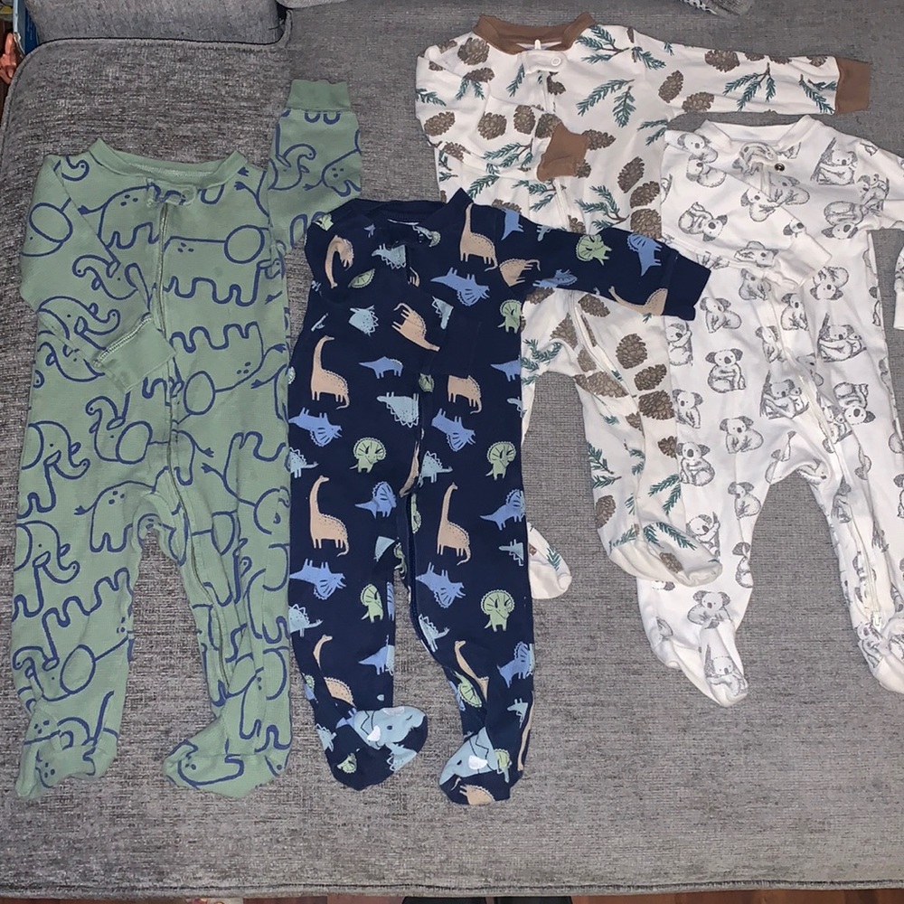 Carters & Cloud Island Sleeper Footie Pajamas